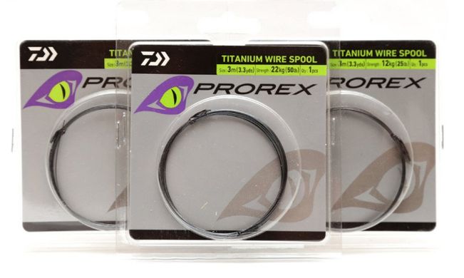 Поводковий матеріал Daiwa Prorex Titanium Wire Spool 3м. 18кг./40lb 17925-918 фото