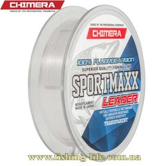 Волосінь Chimera SportMaxx Fluorocarbon Coating Leader Transparent 100м. (0.16мм. 3.9кг.) Ch785-100160 фото