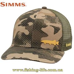 Кепка Simms Payoff Trucker Pike Hex Flo Camo Timber 13003-915-00 фото