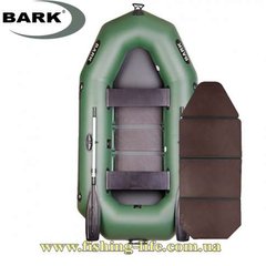 Надувний човен Bark двомісний, гребний В-260D книжка фото