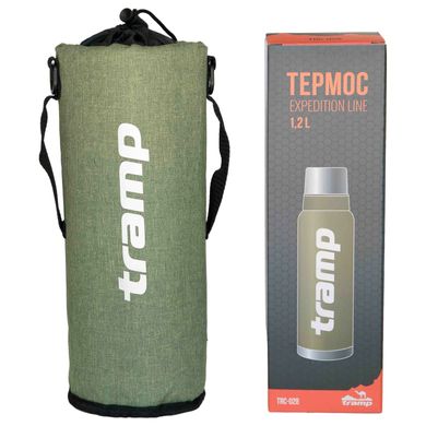 Термочoхол для термоса Tramp 1,2 л Оливковий TRA-291-olive-melange фото