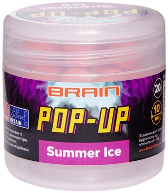 Бойлы Brain Pop-Up F1 ø10мм. Summer Ice (Свежая малина) 20гр. 18580250 фото