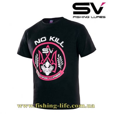 Футболка SV Fishing NO KILL черная S 18101550 фото