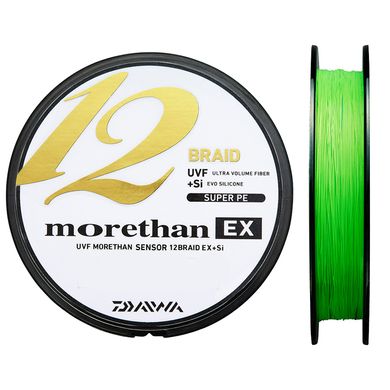 Шнур Daiwa UVF Morethan Sensor 12Braid Ex+Si 200м. (#0.8 0.148мм./16lb/7.2кг.) 07303176 фото