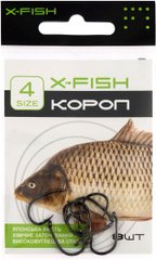 Крючок X-Fish Карп #10 (уп. 8шт.) 19170353 фото