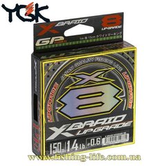 Шнур YGK X-Braid Upgrade X8 150м. (#0.6/0.128мм. 14lb/6.3кг.) 55450363 фото