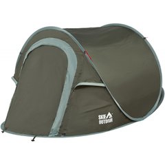 Палатка Skif Outdoor Olvia, 235x140x120 см. (2-x місцева) #Green 3890243 фото