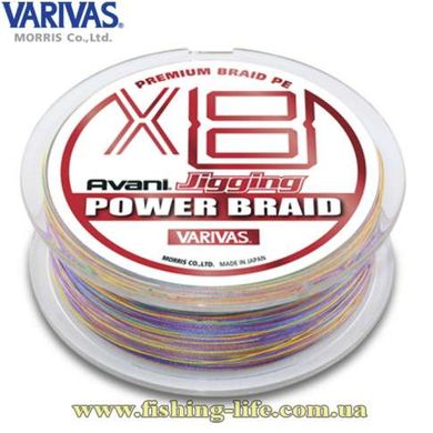 Шнур Varivas Jigging Power Braid PE X8 200м. #0.6/0.128мм. 13lb/5.85кг. РБ-711442 фото