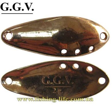 Блесна G.G.V. 2гр. цвет-золото ggv-g фото