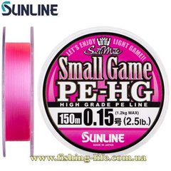 Шнур Sunline Small Game PE-HG 150м. #0.15/0.069мм. 2.5lb/1.2кг. 16580879 фото