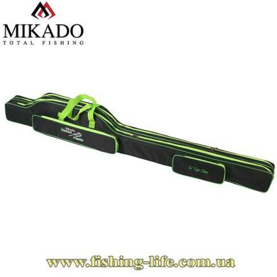Чохол для вудилищ Mikado Method Feeder 2-х секційний 140см. Зелено-чорний UWD-MF02-140 фото