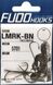 Гачки Fudo Limerick Black #6 (уп. 10шт.) FHBN57014 фото 1
