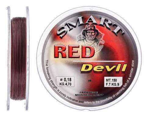 Леска Maver Smart Red Devil 150м. 0.14мм. 2.8кг. 13003057 фото