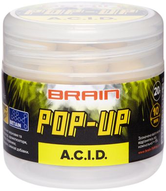 Бойлы Brain Pop-Up F1 ø12мм. A.C.I.D (Лимон) 15гр. 18580418 фото