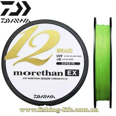 Шнур Daiwa UVF Morethan Sensor 12Braid Ex+Si 200м. (#1.5 0.203мм./31lb/13.9кг.) 07303179 фото