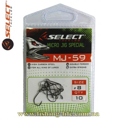 Крючок Select MJ-59 Micro Jig Special №10 (уп. 10шт.) 18705041 фото