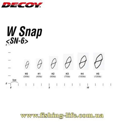 Застібка Decoy SN-6 W Snap №0 13кг. (уп. 8шт.) 15620553 фото