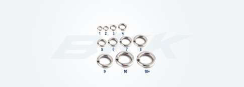 Заводные кольца BKK Split Ring-51 #1 14кг. (уп. 20шт.) D-SP-1010 фото