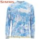 Блуза Simms SolarFlex Crewneck Prints Cloud Camo Blue (Размер-XXL) 12727-940-30 фото в 2