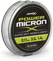 Волосінь Matrix Power Micron X 100м. (0.10мм. 1.1кг./2.5lb) 18920243 фото