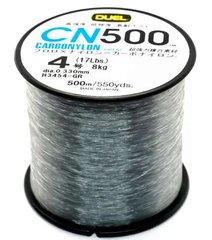 Леска Duel CN500 Carbonylon 500м. Gray #3 (0.235мм. 4кг.) H3452-GR фото