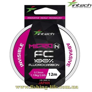 Флюорокарбон Intech Micron FC 12м. 0.13мм. (1.19кг. 2.6lb) FS0649327 фото