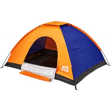 Палатка Skif Outdoor Adventure I, 200*150 см. (2-х місцева) #Orange-blue 3890084 фото