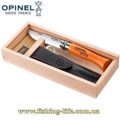 Нож Opinel №8 Carbone с чехлом в пенале 2047853 фото
