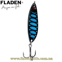 Блешня Fladen Fluorescent Flutter Hot 7гр. Blue/Black 16-8245-15 фото