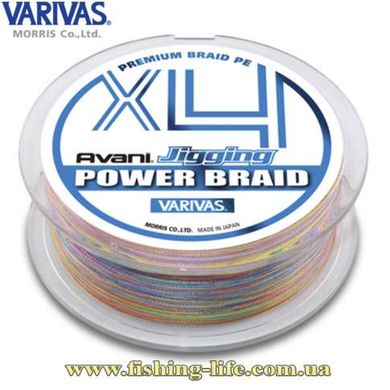 Шнур Varivas Jigging Power Braid PE X4 200м. #0.6/0.128мм. 12lb/5.4кг. РБ-711436 фото