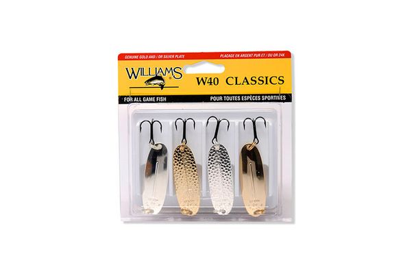 Набор блесен Williams Classic 4-Pack W40 Kit 4-40-ASST фото