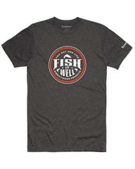 Футболка Simms Fish It Well T-Shirt Charcoal Heather (Розмір-S) 13135-086-20 фото