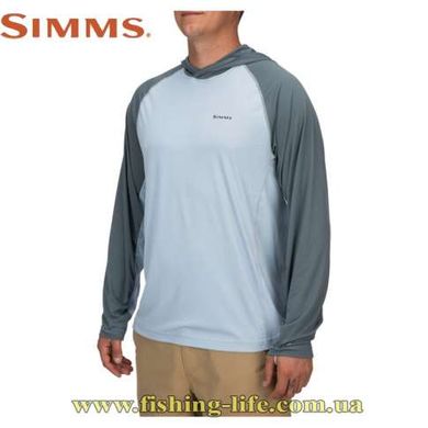 Блуза Simms BugStopper SolarFlex Hoody Steel Blue (Розмір-L) 12602-881-40EU фото