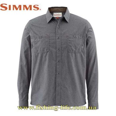 Сорочка Simms Black's Ford Solid Flannel Shirt (розмір M) Nightfall SI 1096541130 фото