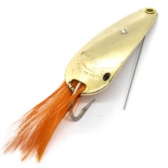Блешня Dardevle Rex 55мм. 14гр. #Brass-Orange Feather 20235 фото