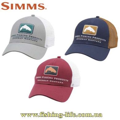 Кепка Simms Trout Icon Trucker цвет-Admiral Blue 12226-404-00 фото