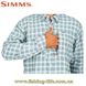 Рубашка Simms BugStopper Shirt Kelp Plaid (Размер-XL) 12105-371-50 фото в 5