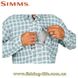 Рубашка Simms BugStopper Shirt Kelp Plaid (Размер-XL) 12105-371-50 фото в 6