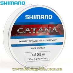 Волосінь Shimano Catana 150м. (0.285мм. 8.2кг.) 22667577 фото