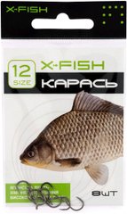 Крючок X-Fish Карась #10 (уп. 8шт.) 19170331 фото