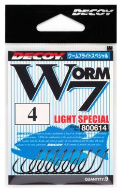 Гачок Decoy Worm 7 Light Special #2 (уп. 9шт.) 15620931 фото