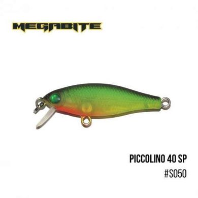 Воблер Megabite Piccolino 40SP (40мм. 2.6гр. 0.5м.) (цвет-S050) FS0633010 фото