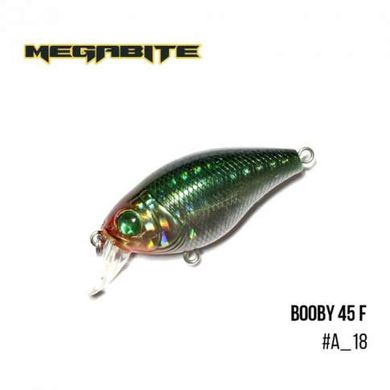 Воблер Megabite Booby 45F (45мм. 6.7гр. 0.5м.) (колір-A_18) FS0632701 фото