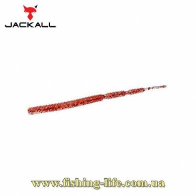 Силикон Jackall Mebaru Bushi Long 3" Clear Red Flake 16990703 фото