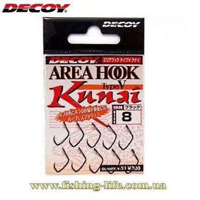 Крючок Decoy Area Hook V Kunai #4 (уп. 10шт.) 15620207 фото