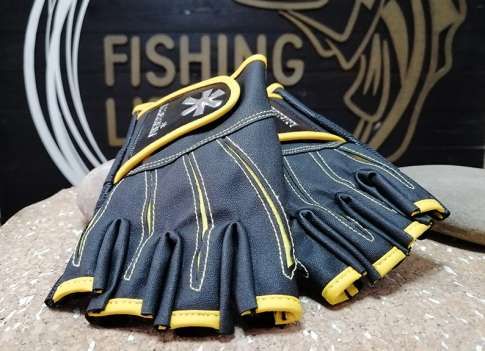 Перчатки беспалые Norfin Pro Angler 5 Cut Gloves L (703058-L) 703058-L фото