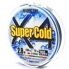 Шнур Duel Hardcore Super Cold X4 200м. (#1.5 max25lb 0.21мм. 10кг.) 5Color H3968 фото