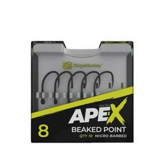 Гачок короповий RidgeMonkey Ape-X Beaked Point Barbed size 4 (уп. 10шт.)