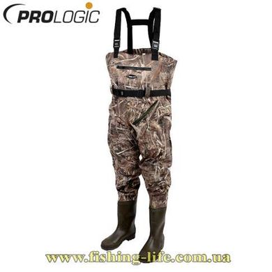 Вейдерсы Prologic Max5 Nylo-Stretch Chest Wader w/Cleated 44/45 18460628 фото