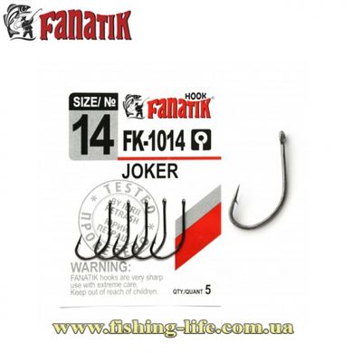 Крючок Fanatik FK-1014 JOKER №4 (уп. 10шт.) FK-1014 4 фото